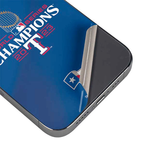 2023 World Series Champions Texas Rangers iPhone 14 Pro Skin